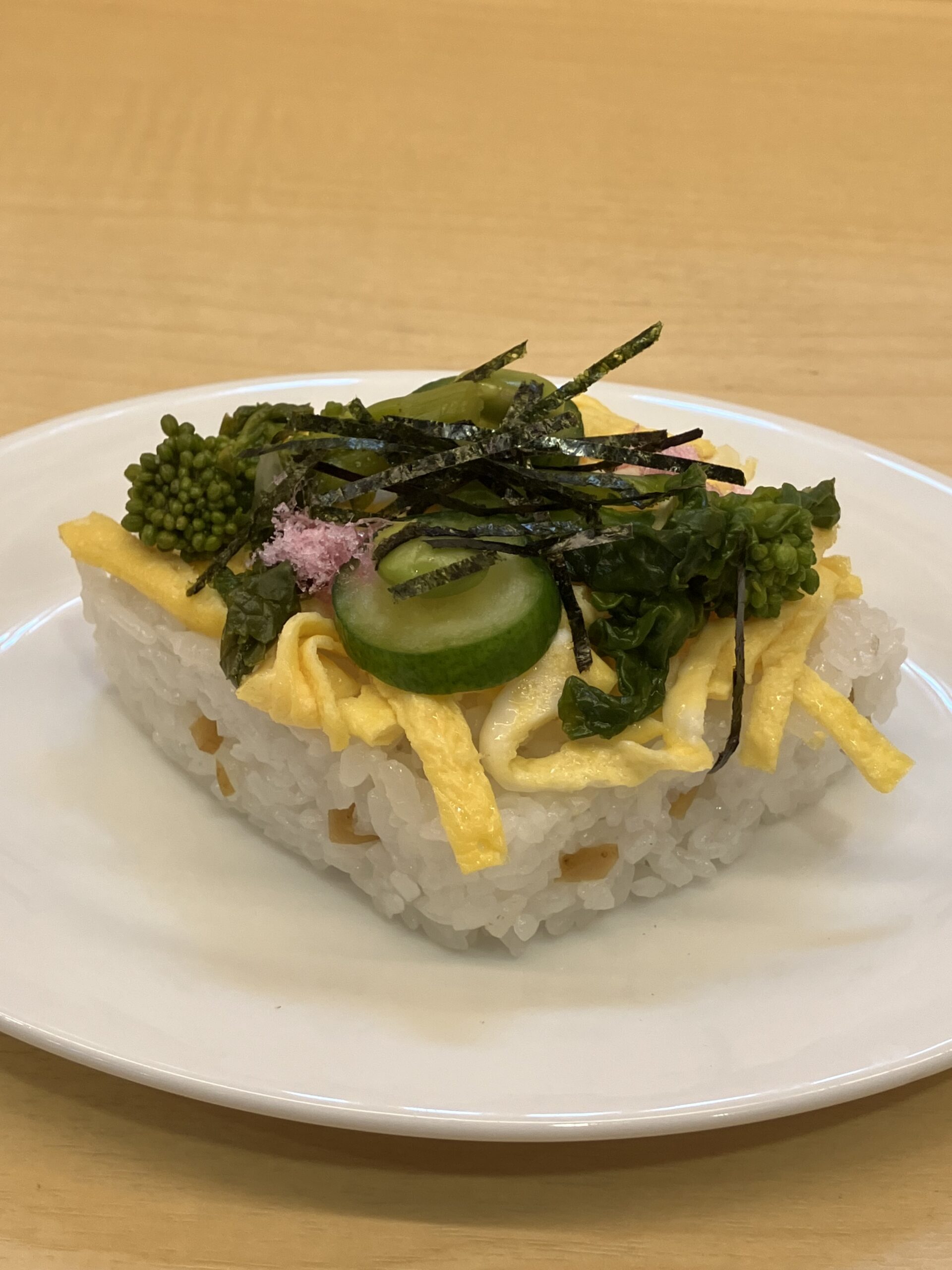 菜の花漬のちらし寿司